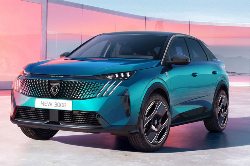 PEUGEOT法式運動休旅 3008五人座夠用、5008七人座實用 124.8萬起自由選