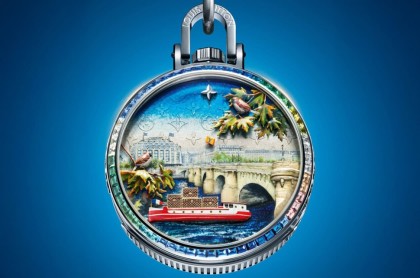 巴黎新桥上的奇幻钟声 LV三问陀飞轮自动人偶怀表登场