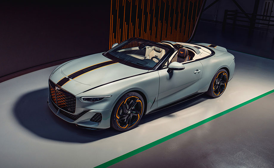 致敬賓利W12引擎 Mulliner首款Bentley Batur敞篷車