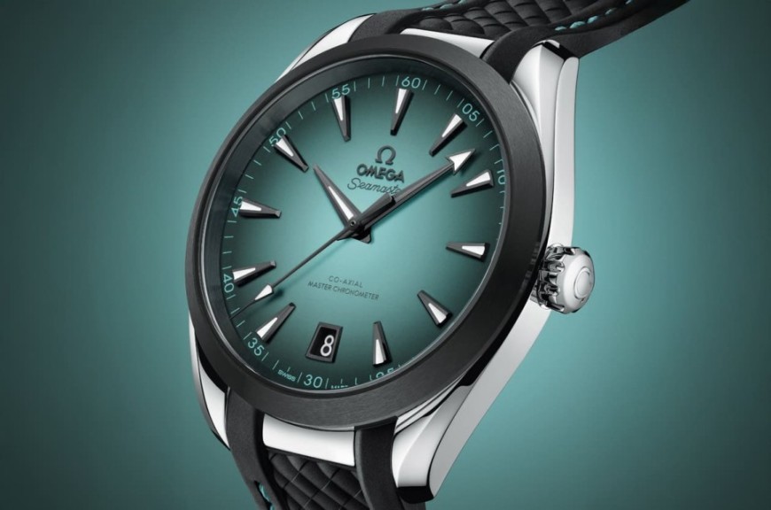 一抹綠松石海色入魂 歐米茄Aqua Terra陶瓷圈新上陣