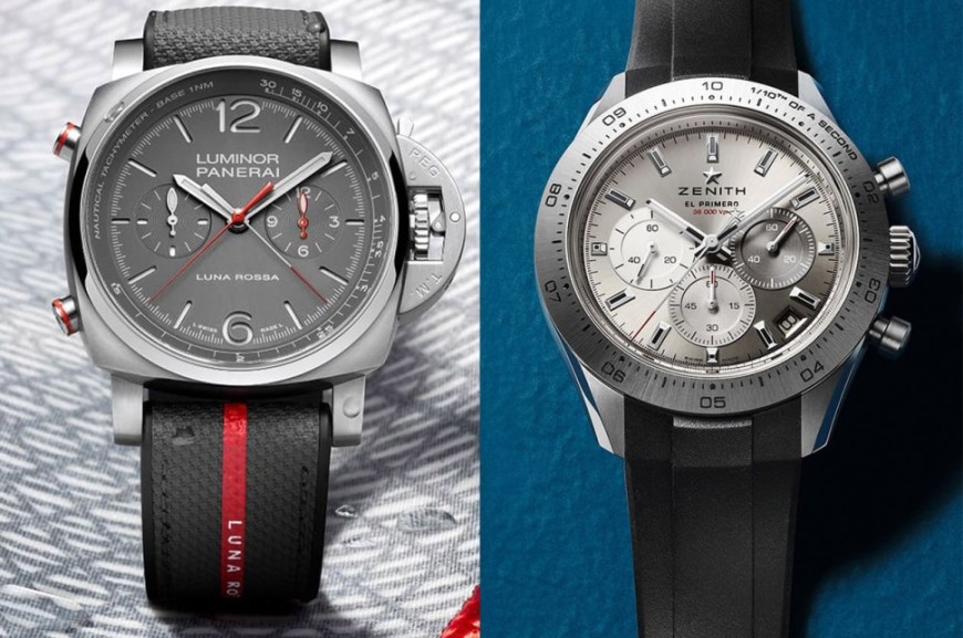 高性能輕量化選擇 沛納海與真力時的鈦金屬計時錶PK