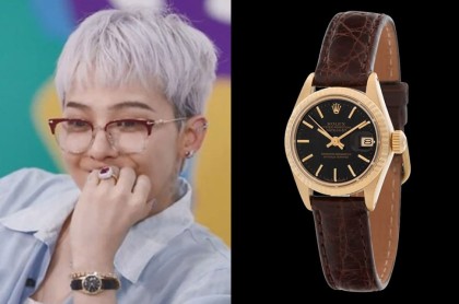 从韩流天王到收藏玩家 G-DRAGON权志龙腕间的复古劳力士哲学