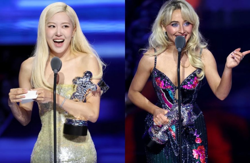 K-POP第一人！Rosé配戴Tiffany & Co.全新石上鳥Wings系列拿下VMAs年度歌曲獎