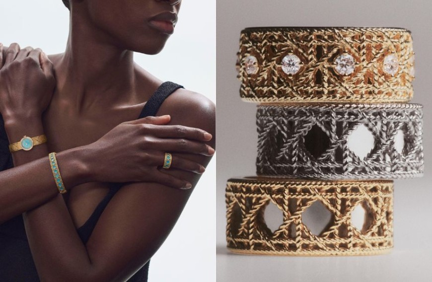  將清新和優雅「編」進珠寶裡 My Dior系列新作以綠松石色點亮經典籐格紋