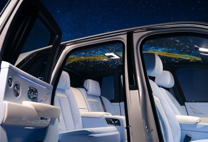 劳斯莱斯首款手绘星光顶篷 Rolls-Royce Cullinan Cosmos开启浩瀚宇宙之旅