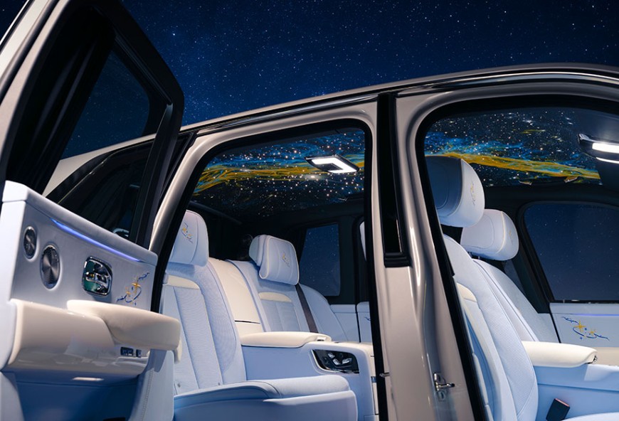 勞斯萊斯首款手繪星光頂篷 Rolls-Royce Cullinan Cosmos開啟浩瀚宇宙之旅