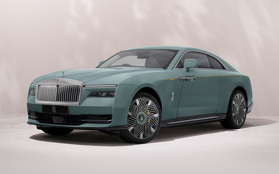 劳斯莱斯Bespoke客制版本 「Rolls-Royce Spectre 意境春语」三色绽放登场