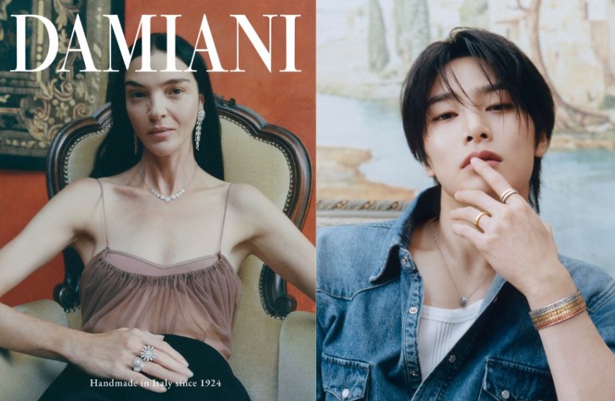 從黑白膠卷走出的摩登身影 解析Z世代焦點I.N的DAMIANI Belle Époque珠寶