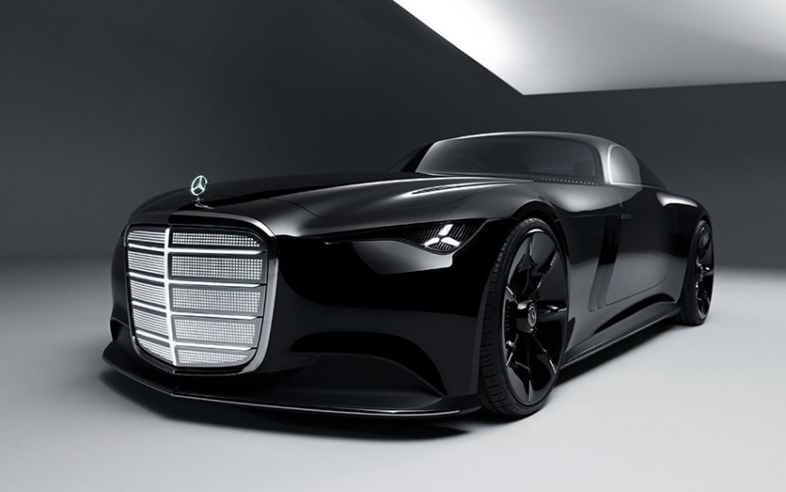 賓士概念車 Mercedes-Benz Vision Iconic 太陽能車漆、L4自動駕駛上身