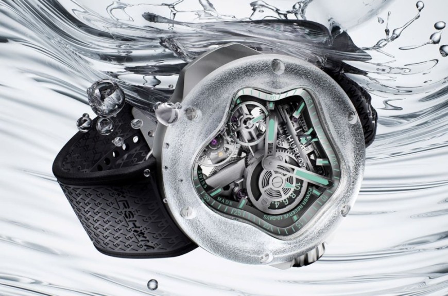 宇舶MP-17 Meca-10 Arsham Splash以霧面藍寶石雕塑「流動的時間」