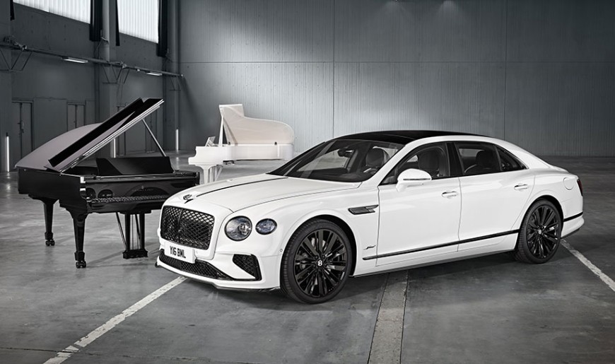 宾利史坦威钢琴共谱奢华「黑白三重奏」 Bentley Flying Spur Speed领衔亮相