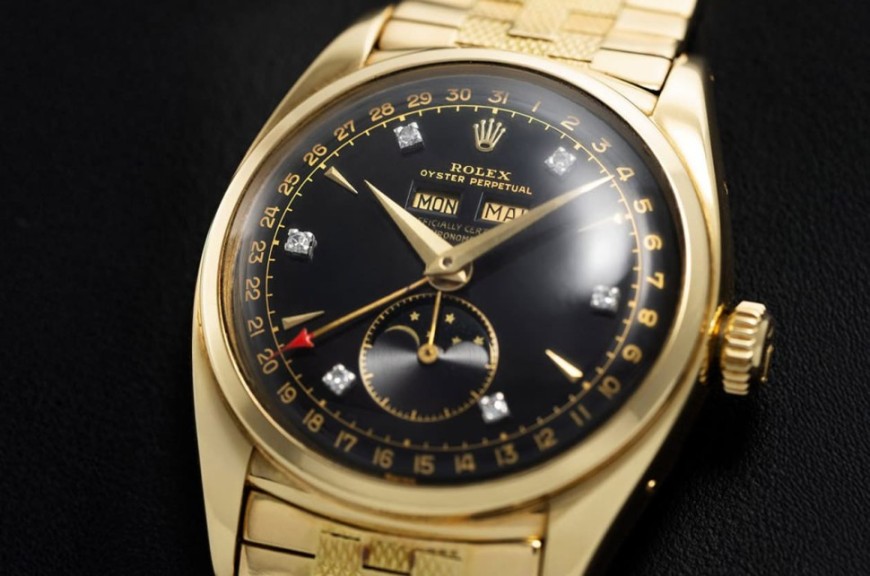 打破「保大皇帝」傳奇 史上第三貴勞力士換人坐坐看！6062全日曆月相錶天價成交