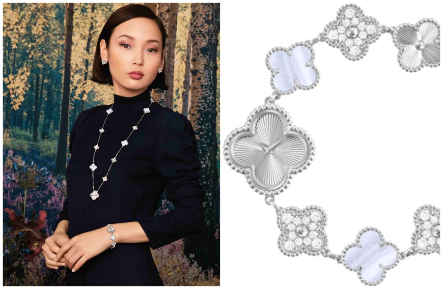 梵克雅宝Alhambra系列新品 四叶草项链戒指手表幸运到来