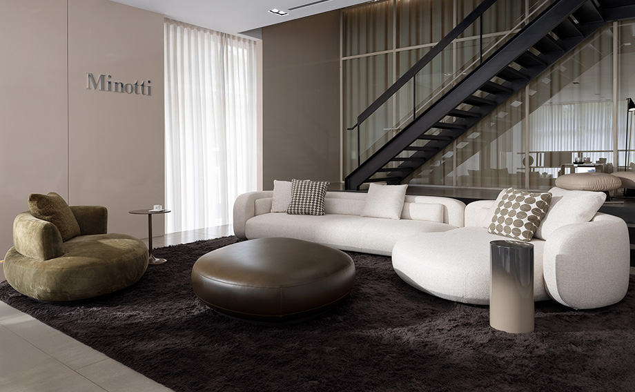 义大利顶级设计师家具「Minotti 2025沙发」诠释舒适优雅日常