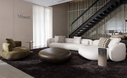 義大利頂級設計師家具「Minotti 2025沙發」詮釋舒適優雅日常
