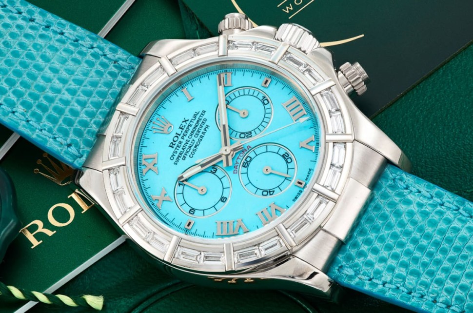 劳力士Daytona Beach镶钻款现身！估价飆破780万，2025佳士得纽约压轴拍卖看点揭晓