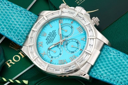 勞力士Daytona Beach鑲鑽款現身！估價飆破780萬，2025佳士得紐約壓軸拍賣看點揭曉