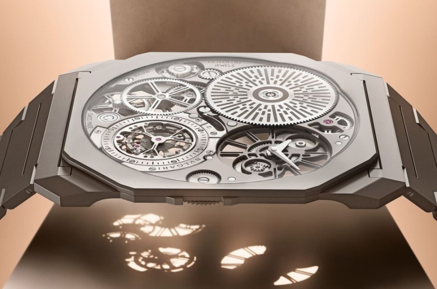 比信用卡還薄怎麼做的？寶格麗1.85mm Octo陀飛輪的祕密：錶殼即機芯、零件全攤平