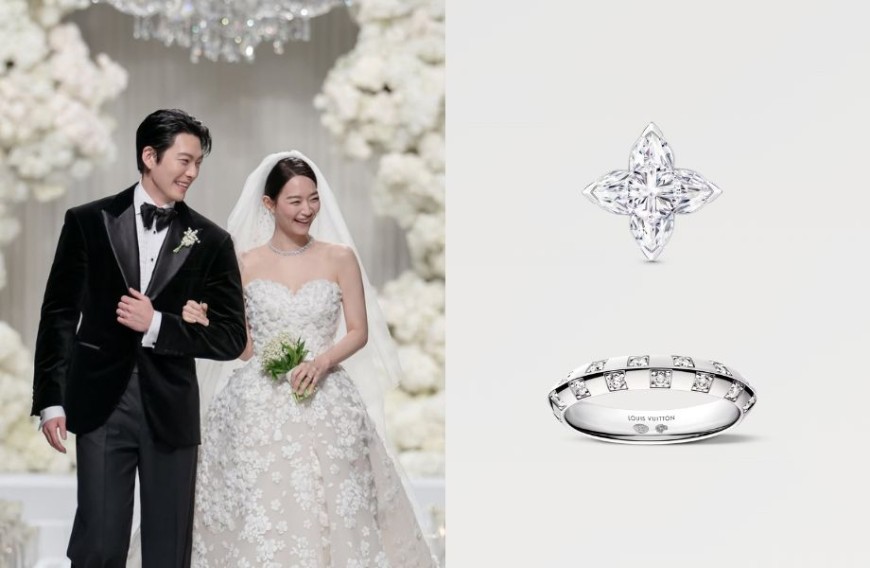 金宇彬、申敏兒迎來世紀婚禮！七百萬台幣「LV Galaxie項鍊」見證兩人十年愛情長跑