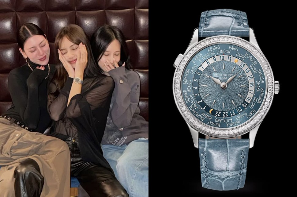 Lisa素顏嗑火鍋、曬巨大玫瑰花束 跨年同框Mina戴「百達翡麗世界時區」展現名媛氣場