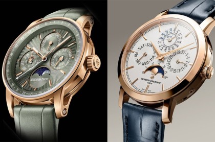 打破厚重印象！薄型萬年曆推薦：愛彼專利錶冠調校對決江詩丹頓1120 QP機芯