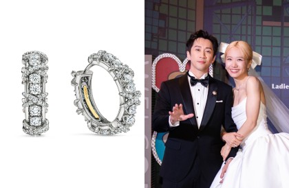 Lulu與陳漢典大婚首選Tiffany & Co.  經典項鍊、耳環、胸針見證璀璨婚禮時刻