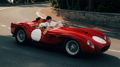F1法拉利门面担当Charles Leclerc低调大婚！3千万美金古董车Ferrari 250 Testa Rossa载走绝美新娘