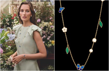 Van Cleef & Arpels梵克雅寶「Lucky Spring」2026新作 長鍊胸針耳環彩蝶舞動春意