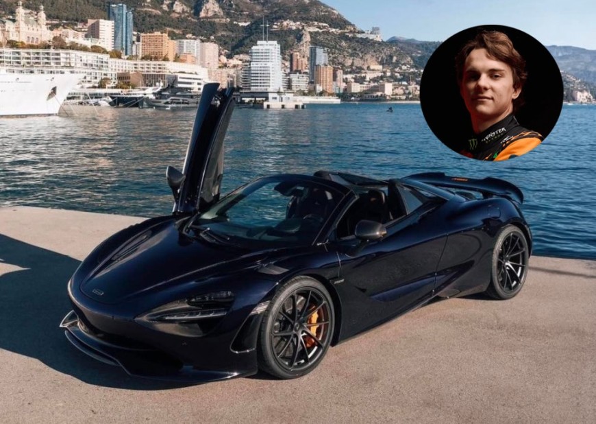 F1麦拉伦车手变车主 Oscar Piastri喜迎全球唯一McLaren 750S Spider定制版