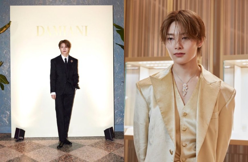 見證百年義式美學的新生 Stray Kids I.N以 Damiani Margherita 系列殿堂級工藝之作亮相米蘭