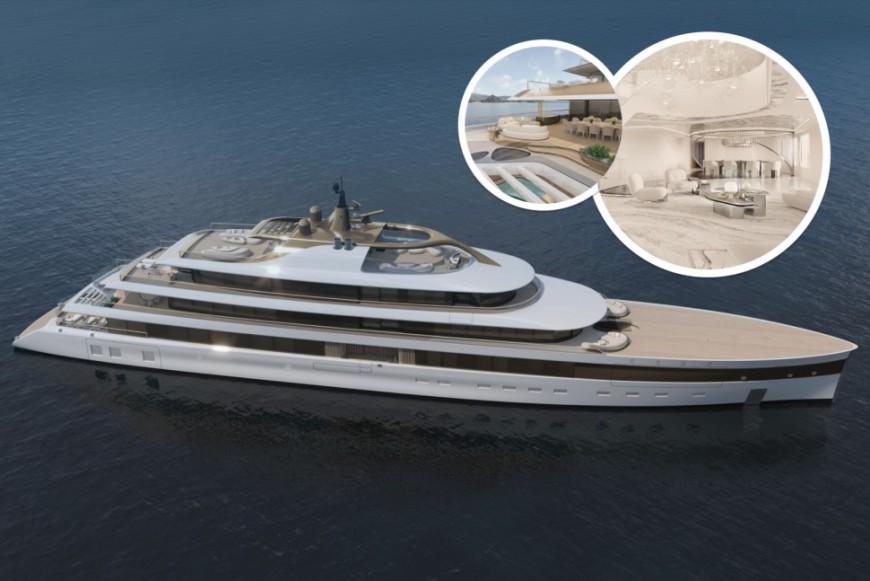 「水上療癒聖殿」Project WOW 亮相 高壓氧艙、冷凍療法搬上 96 米超級遊艇