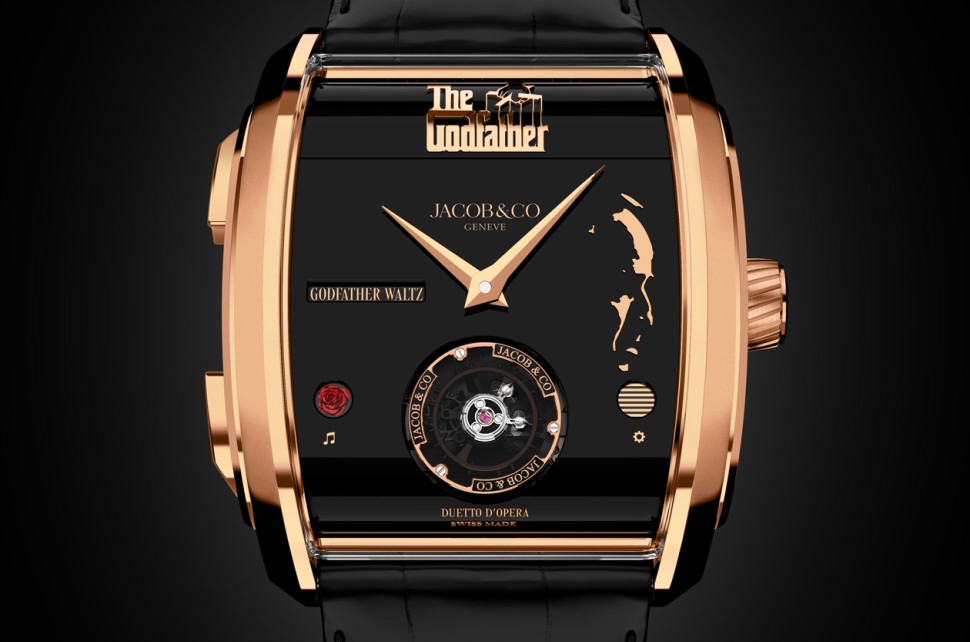 男人的極致浪漫！JACOB & CO.將《教父2》化作腕上劇院，滿滿黑幫元素連錶冠都像來福槍管