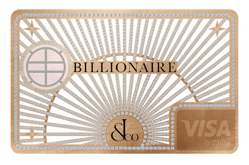 史上最浮誇信用卡！開箱全球限量18K金鑲鑽「億萬富翁卡」