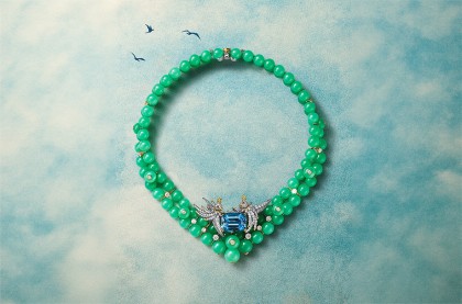 Tiffany & Co.蒂芙尼2026 Blue Book系列 石上鸟项链领衔谱写「花语祕境」
