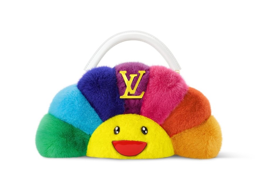 LV包的微笑力量 「路易威登 X 村上隆彩虹花」近百萬身價引爆網友熱議