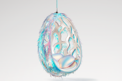 米蘭設計週LV夢幻家具！ 2026「Objets Nomades系列」幻彩Cocoon吊椅美到不像現實