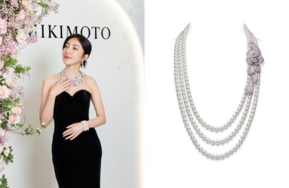 楊謹華優雅演繹破百克拉鑽鍊！MIKIMOTO 「Les Pétales 頂級珠寶展」打造繁花盛放的春日花園