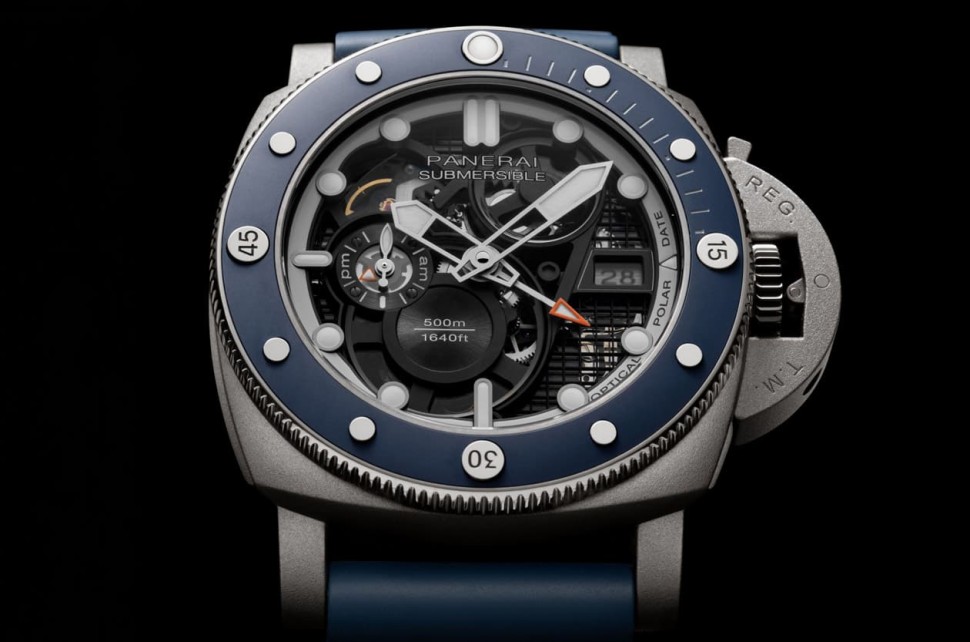 别再只看水鬼！沛纳海Submersible PAM01495，这只「镂空钛金属潜水表」要价为何能突破百万？