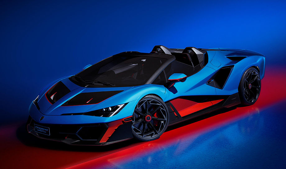 [夢幻車圖集] Lamborghini Fenomeno Roadster藍寶堅尼V12混動上空超跑
