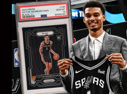馬刺Wemby新人卡台幣1.66億售出 創下NBA「無簽名」最貴紀錄
