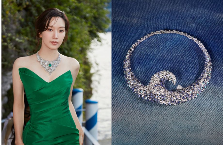 文佳煐優雅現身科莫湖畔！DAMIANI 「Arte Maestra」高級珠寶系列 將莫內、梵谷傳世鉅作化作不朽的頸間藝術