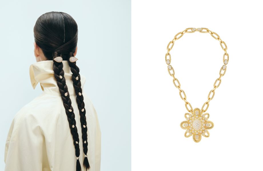 水滴钻戒当马尾钮扣、项链变髮带！Boucheron 「Serpent Bohème系列」 颠覆你的时尚造型