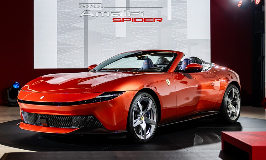 640匹法拉利優雅敞篷 Ferrari Amalfi Spider 1565萬起解鎖上空御風旅程